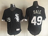 Chicago White Sox #49 Chris Sale Black 2016 Flexbase Collection Stitched Jersey,baseball caps,new era cap wholesale,wholesale hats